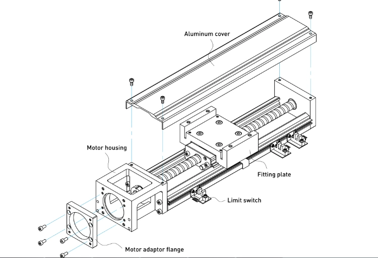 Taiwan Quality Toco Linear Motion Module Actuator Mono Stage Kt8610p-440A1-F0 Stock Available